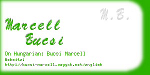 marcell bucsi business card